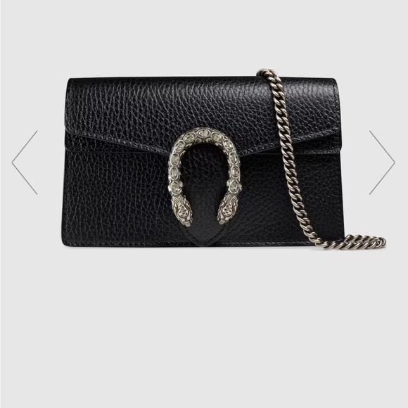 Gucci Dionysus black leather super mini bag, authentic EUC - Picture 9 of 11